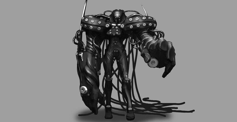 mechanical creature concept art