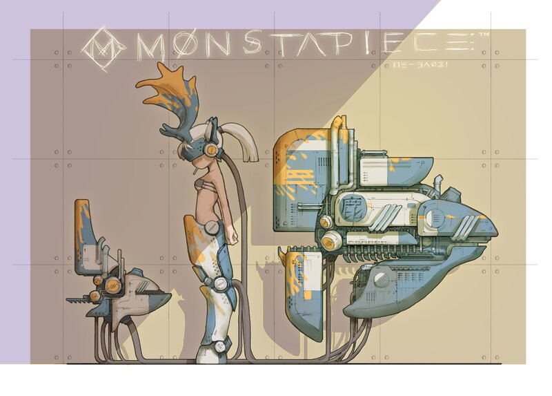 Mechanical Creature Design — Blue