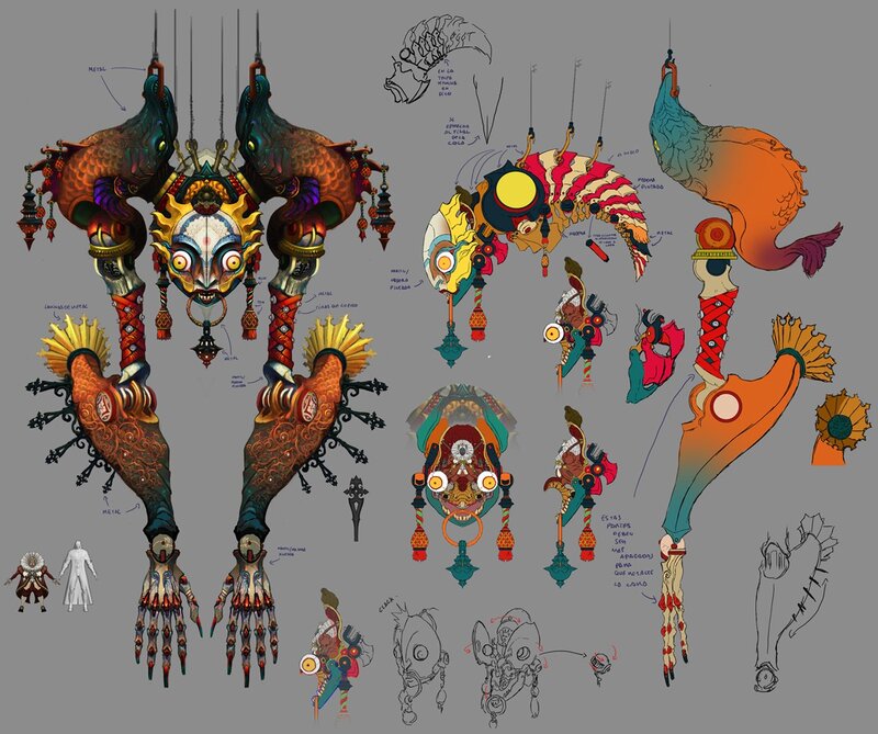 Mechanical Creature Design — Orange