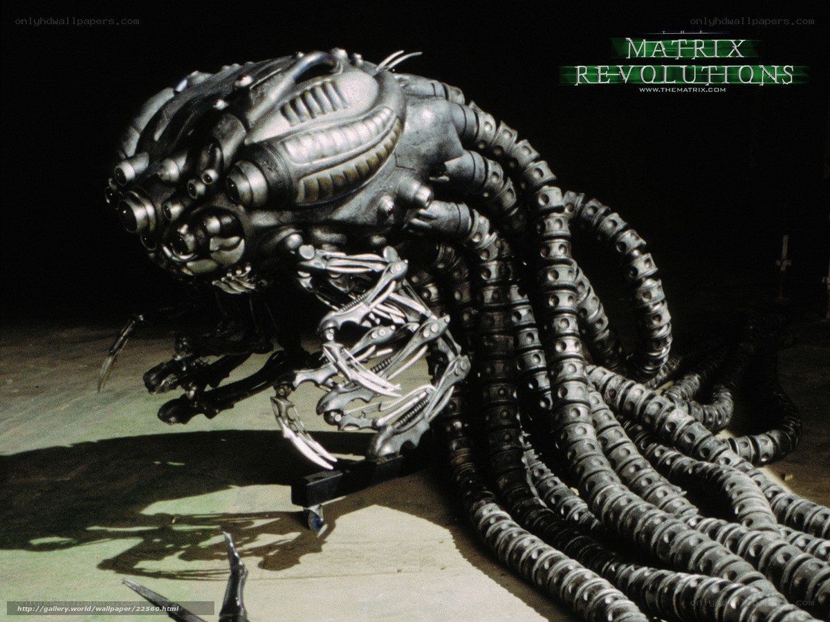 Mechanical creature from Matrix Revolutions