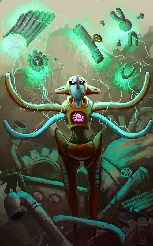 Mechanical Creature — Green, Dramatic