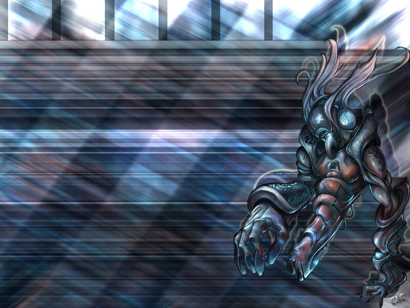 mechanical creature in motion
