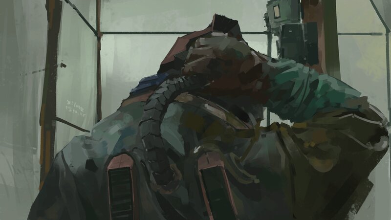 Mechanical Creature in Room