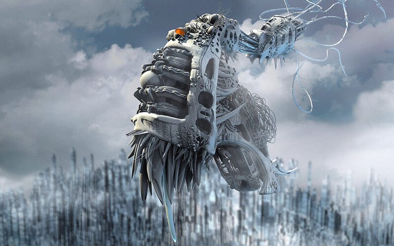 Mechanical Creature in Sky