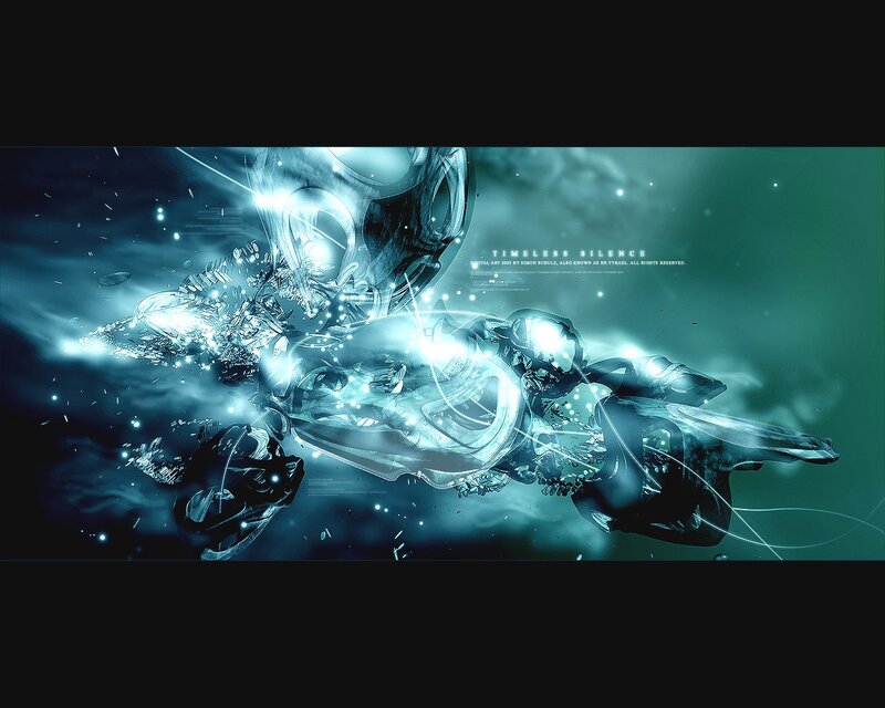 Mechanical Creature in Space — Blue