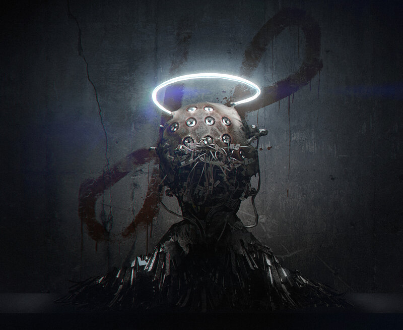 Mechanical Creature with Halo