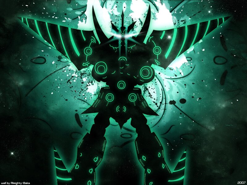 Mechanical Creature with Wings — Green