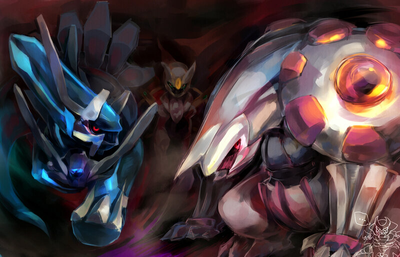 Mechanical Creatures Facing Off — Blue
