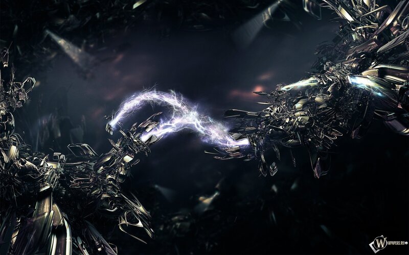 Mechanical Creatures Fighting