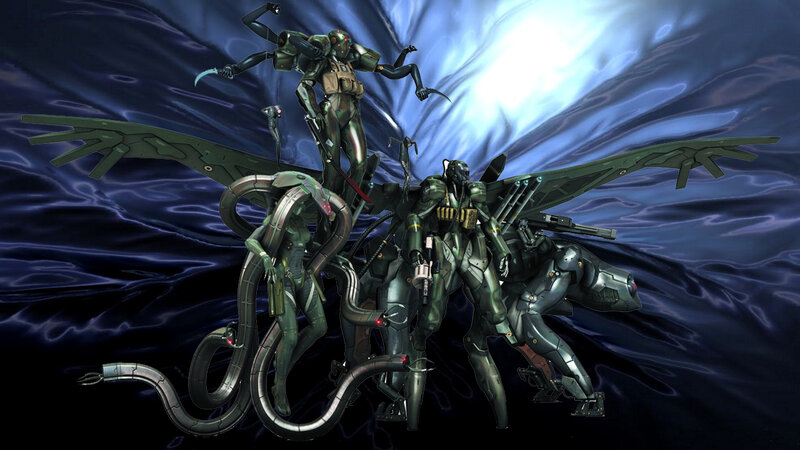 Mechanical creatures in dark environment