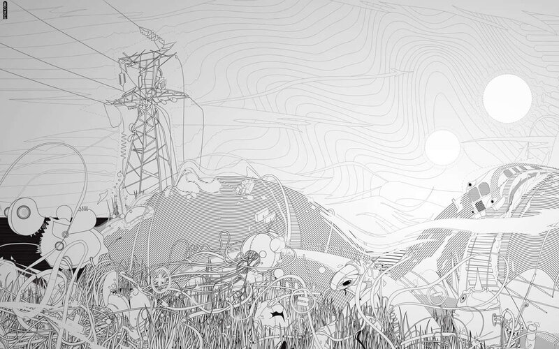 Mechanical Creatures in Grass