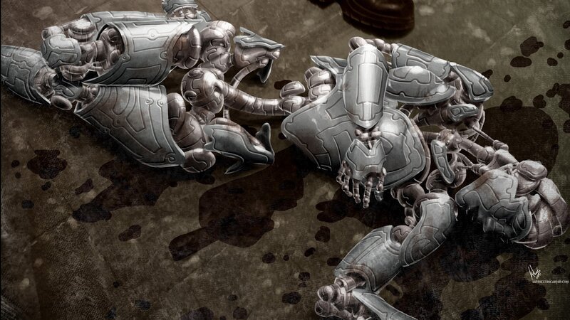 Mechanical Creatures on Ground