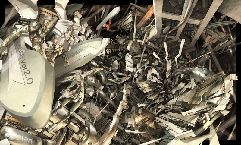 Mechanical debris and figures