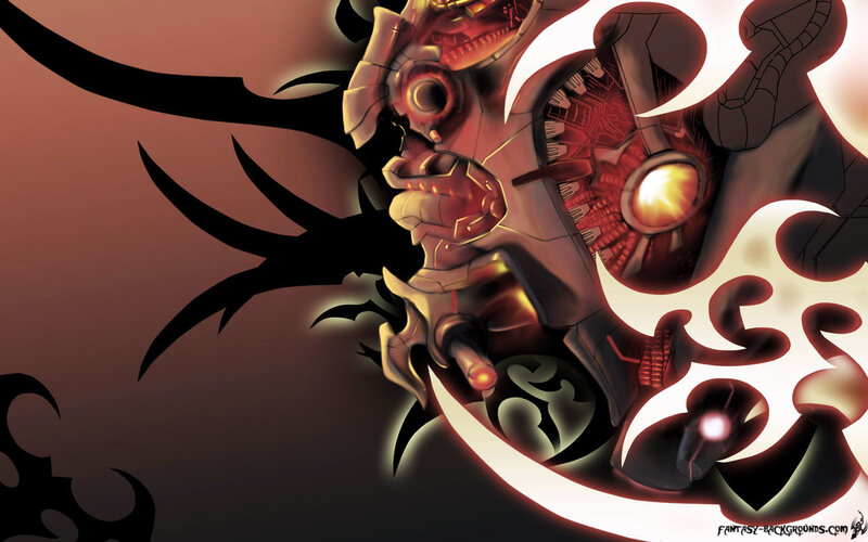 mechanical demon artwork