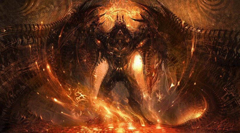 Mechanical Demon Creature