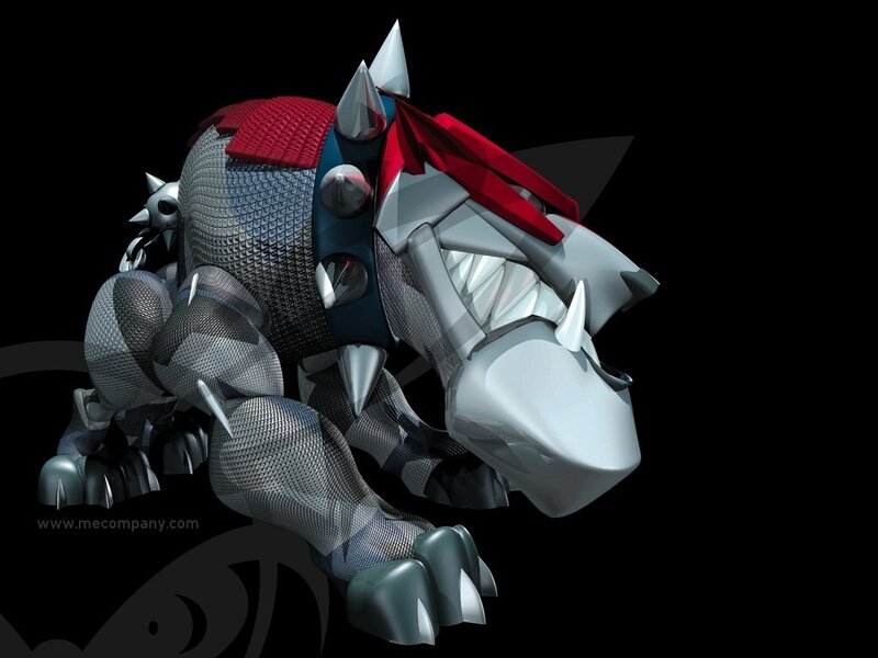 Mechanical Dinosaur Creature