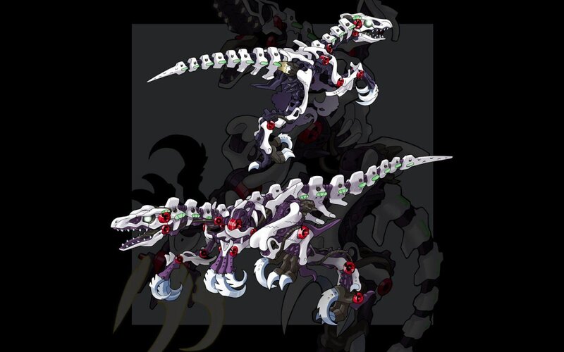 mechanical dinosaur creatures
