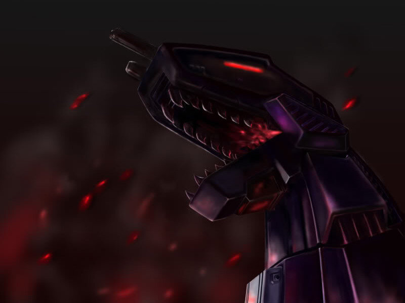 Mechanical Dinosaur Head
