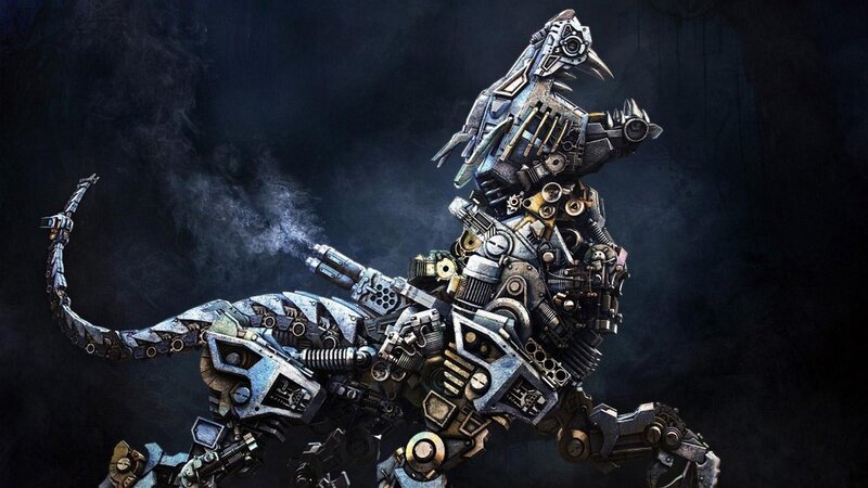 mechanical dinosaur robot