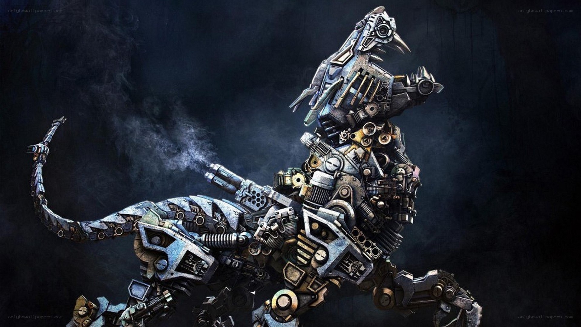 mechanical dinosaur robot