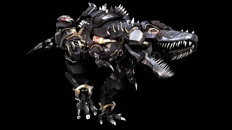 Mechanical Dinosaur Robot — Black
