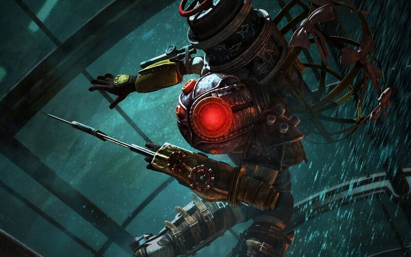 Mechanical Diver in Water