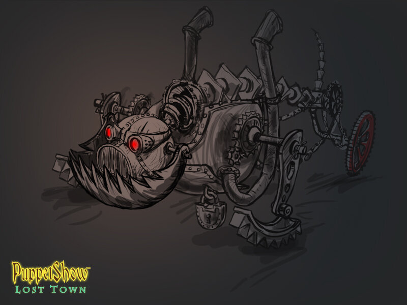 Mechanical Dog Creature
