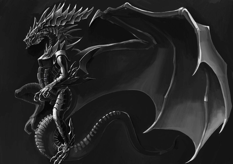 Mechanical Dragon — Black