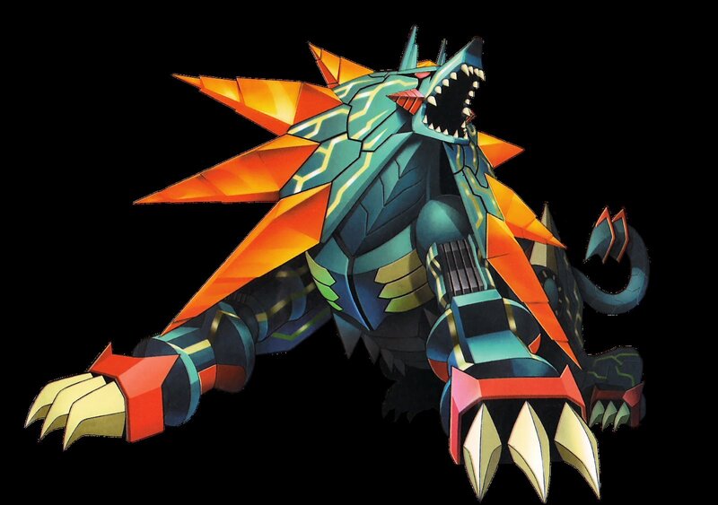 Mechanical Dragon Creature — Blue