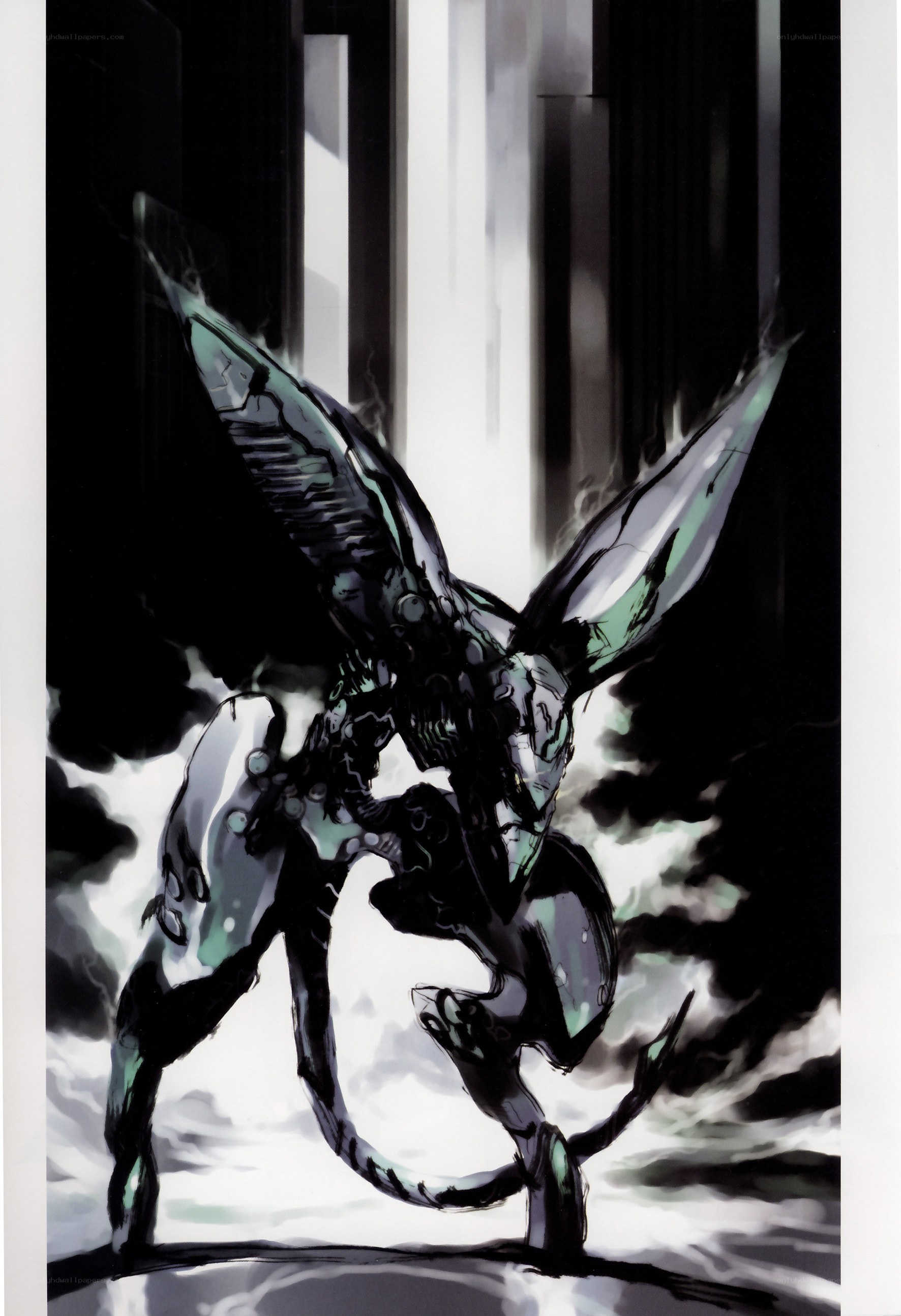 mechanical dragon creature