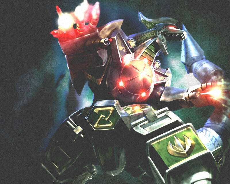 Mechanical Dragon Robot — Green