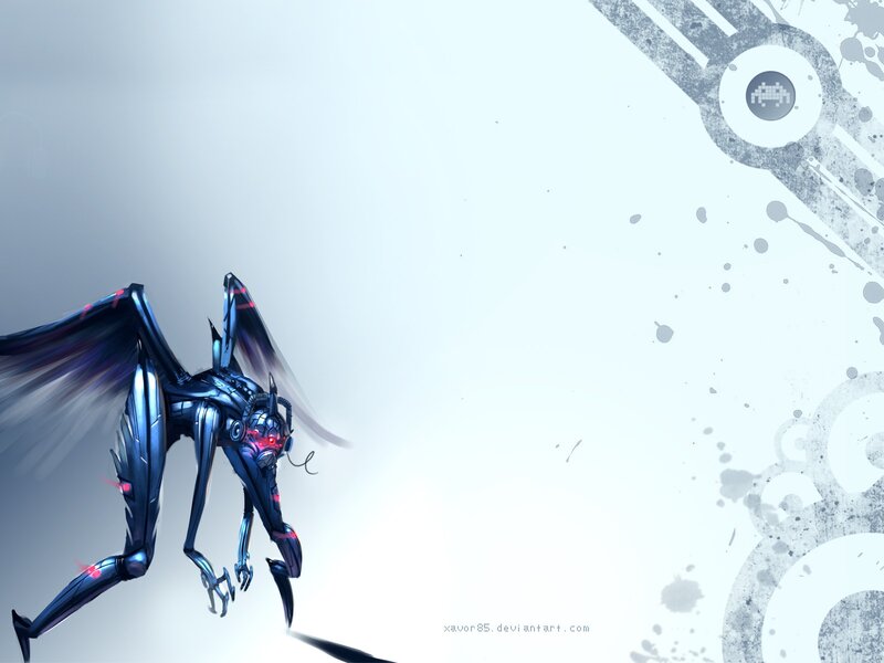 mechanical dragon with glowing eyes