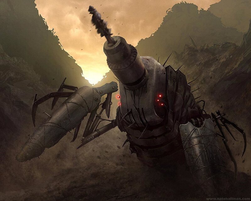 mechanical drill creature