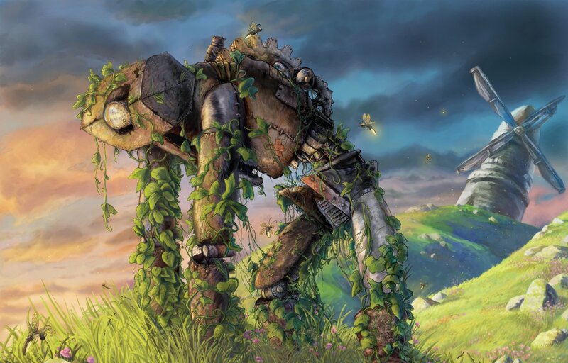 Mechanical Elephant — Green