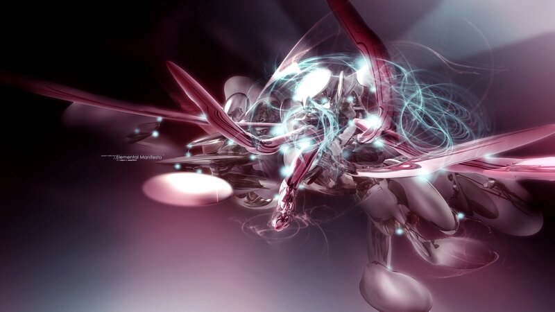 Mechanical Entity with Wings — Purple