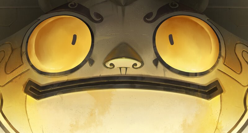 Mechanical Face Close-up