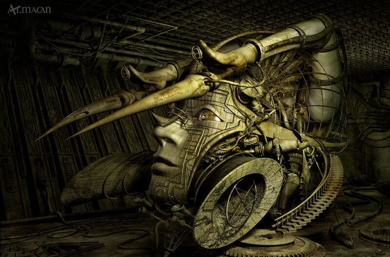 mechanical face in industrial setting