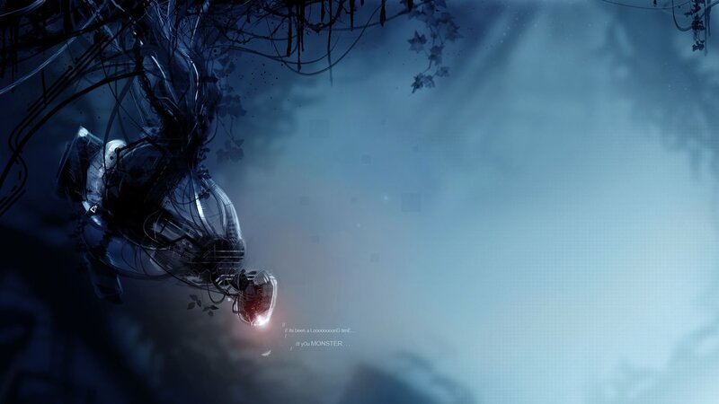 Mechanical Figure in Mist