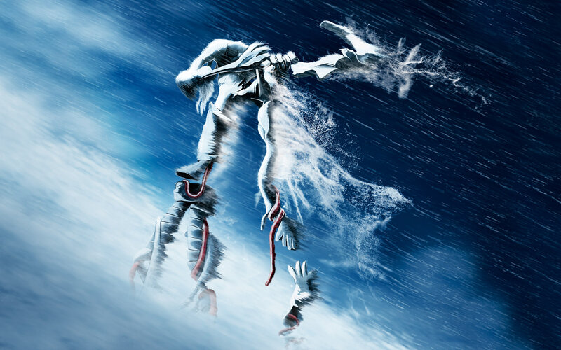 Mechanical Figure in Water