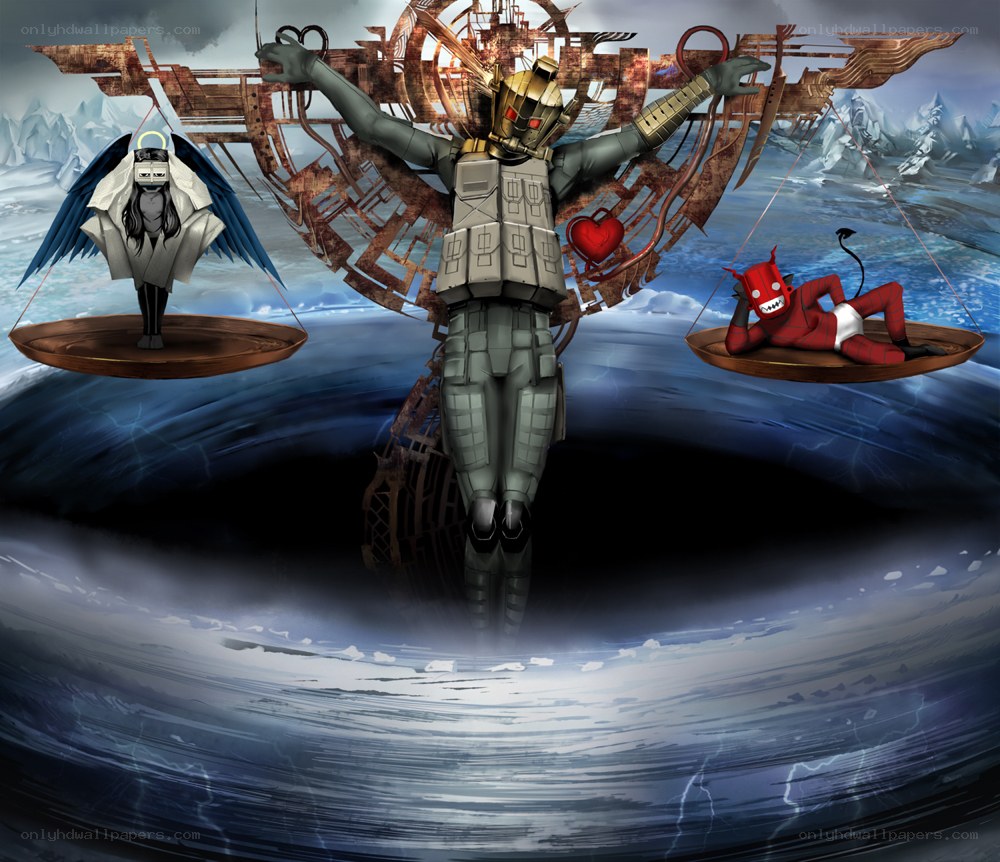 Mechanical figure on scales