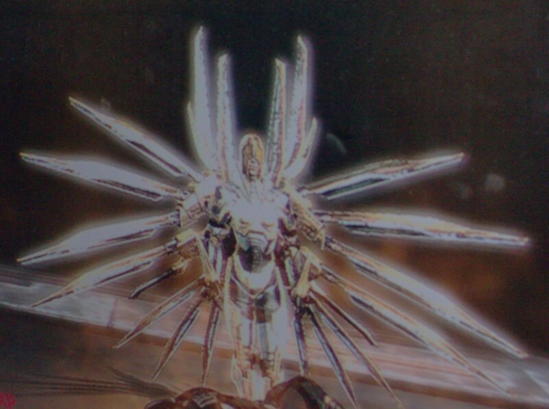 Mechanical Figure with Spikes