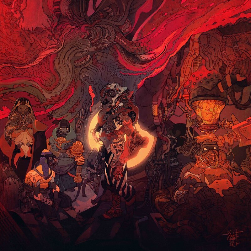 Mechanical Figures in Cave