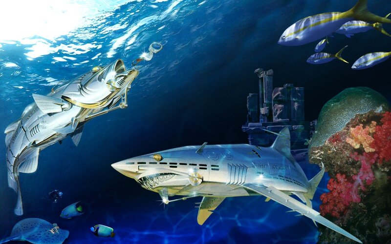 Mechanical Fish Submarines