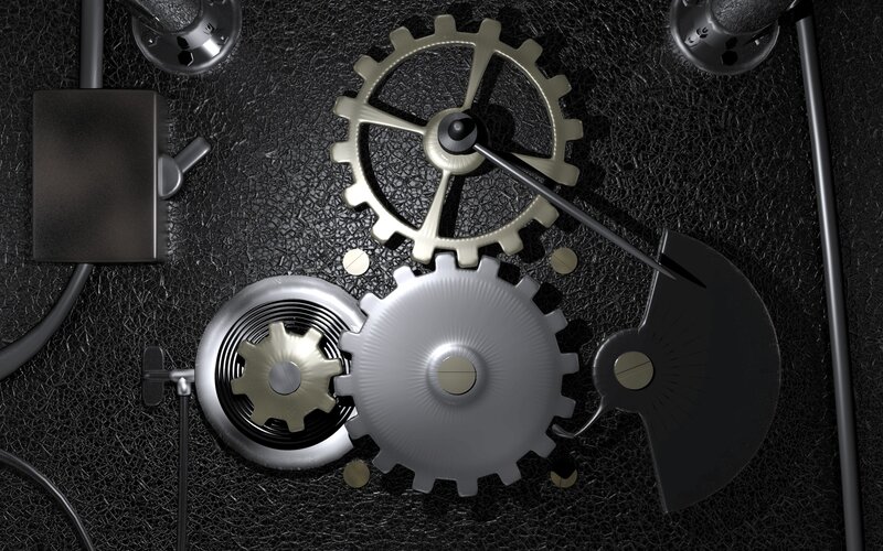 mechanical gears and components