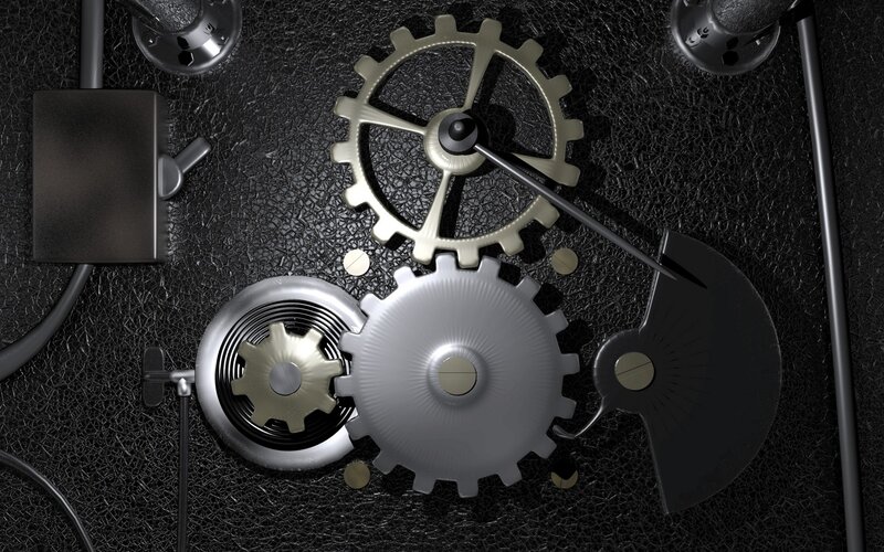 mechanical gears and components