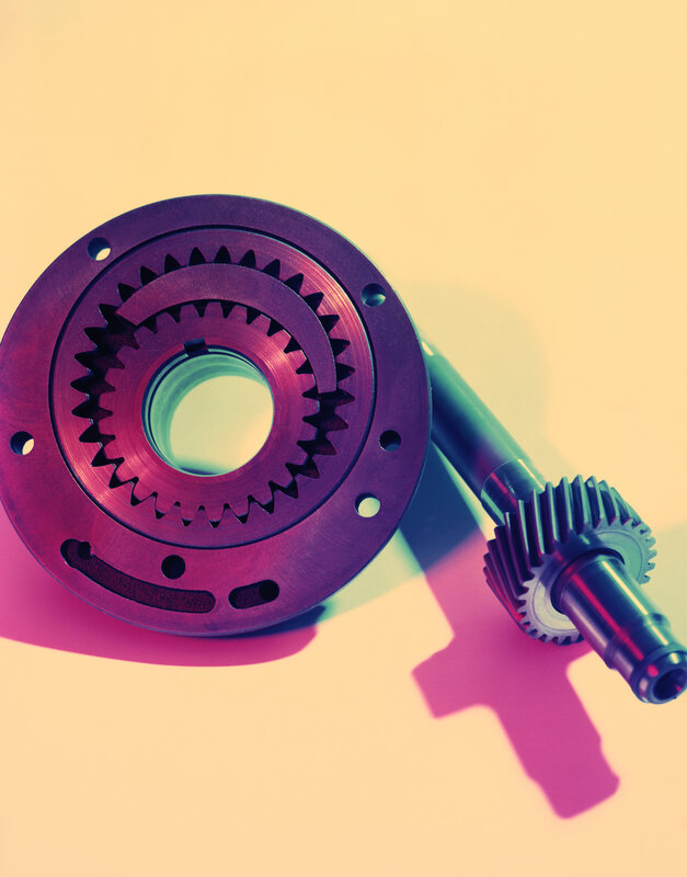 mechanical gears and shaft