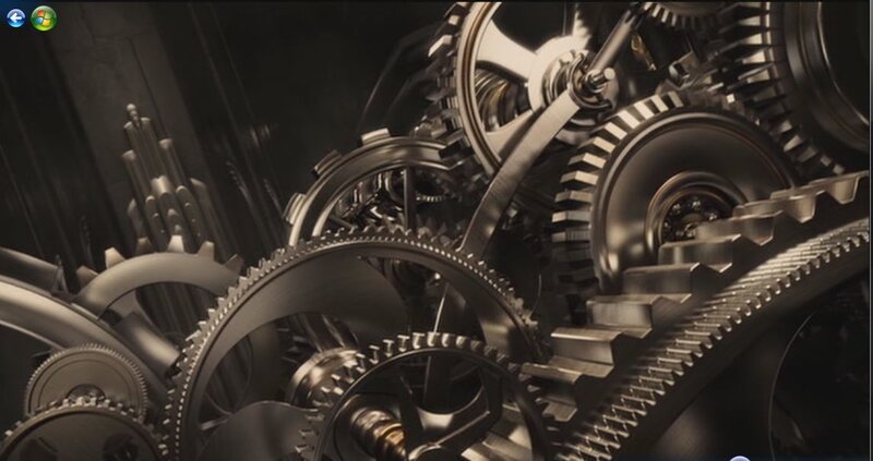 mechanical gears in motion