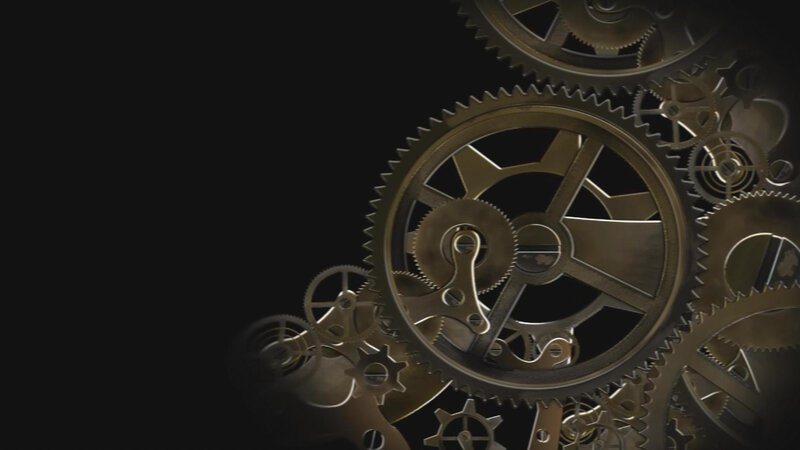 mechanical gears in motion
