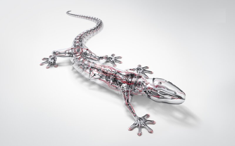 mechanical gecko model