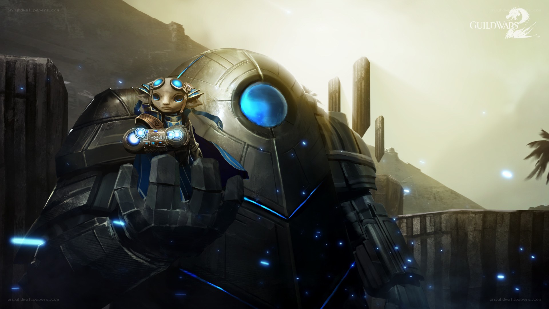 Mechanical giant with small pilot